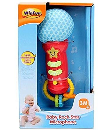 Baby rock star microphone